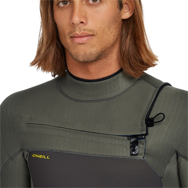 2025 O'Neill Herre Hyperfreak 3/2+mm Chest Zip Våddragt 5343 - Arabica / Chimera